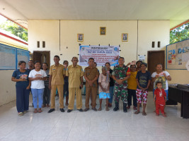 foto bersama setelah Penyaluran BLT Thn 2024